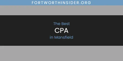 Mansfield's Best CPA