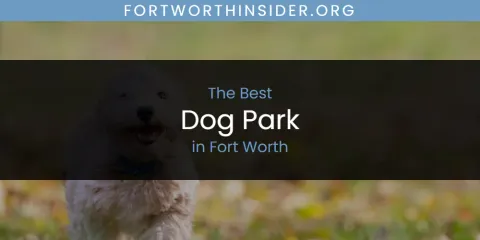 The Absolute Best Dog Park in Fort Worth