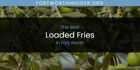 The Absolute Best Loaded Fries in Fort Worth