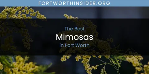The Absolute Best Mimosas in Fort Worth