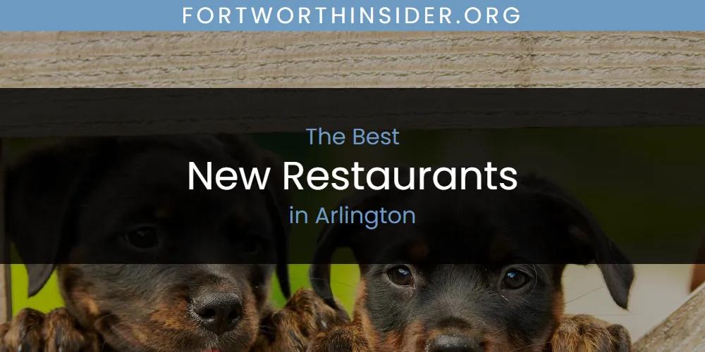 The 2026 Best New Restaurants in Arlington List
