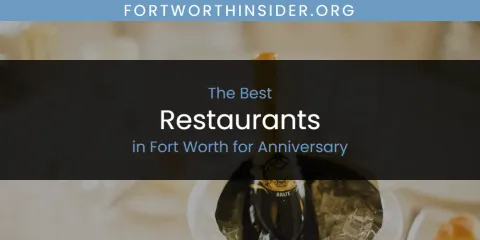 Fort Worth for Anniversary's Best Restaurants Spots